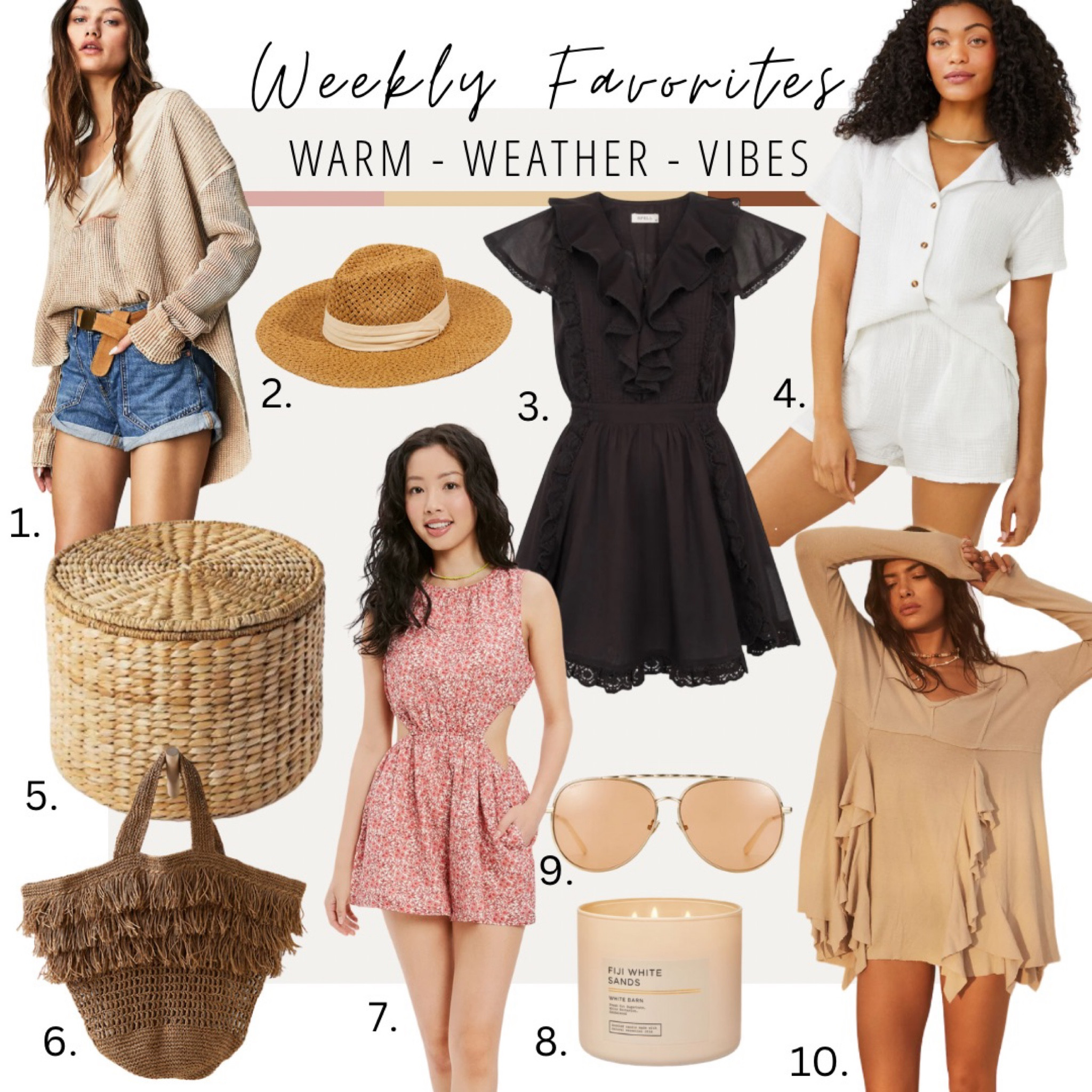 Weekly Favorites | Warm - Weather - Vibes!

#TheLifestylePassport

#LTKSeasonal #LTKstyletip #LTKhome