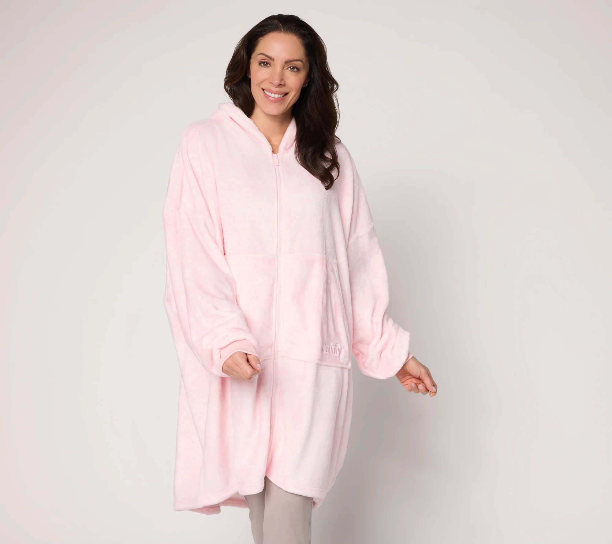 The Comfy Dream Full Zip Wearable Blanket - QVC.com | QVC