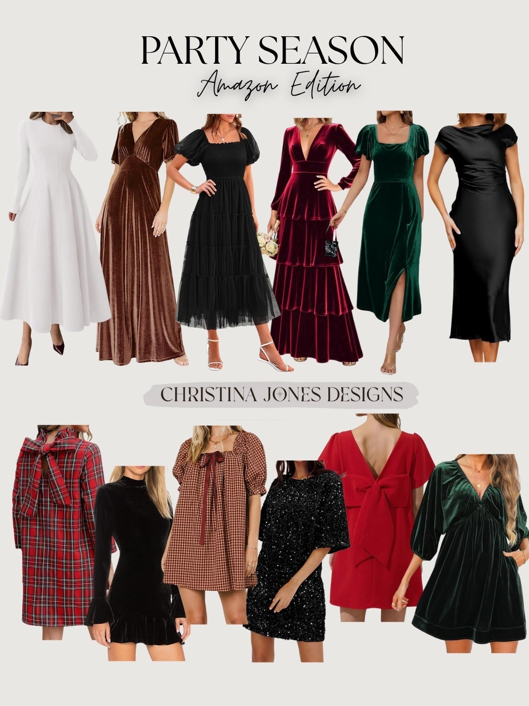 Party season is here. Shop the cutest dresses below ⬇️💃

#LTKSeasonal #LTKootd #LTKParties