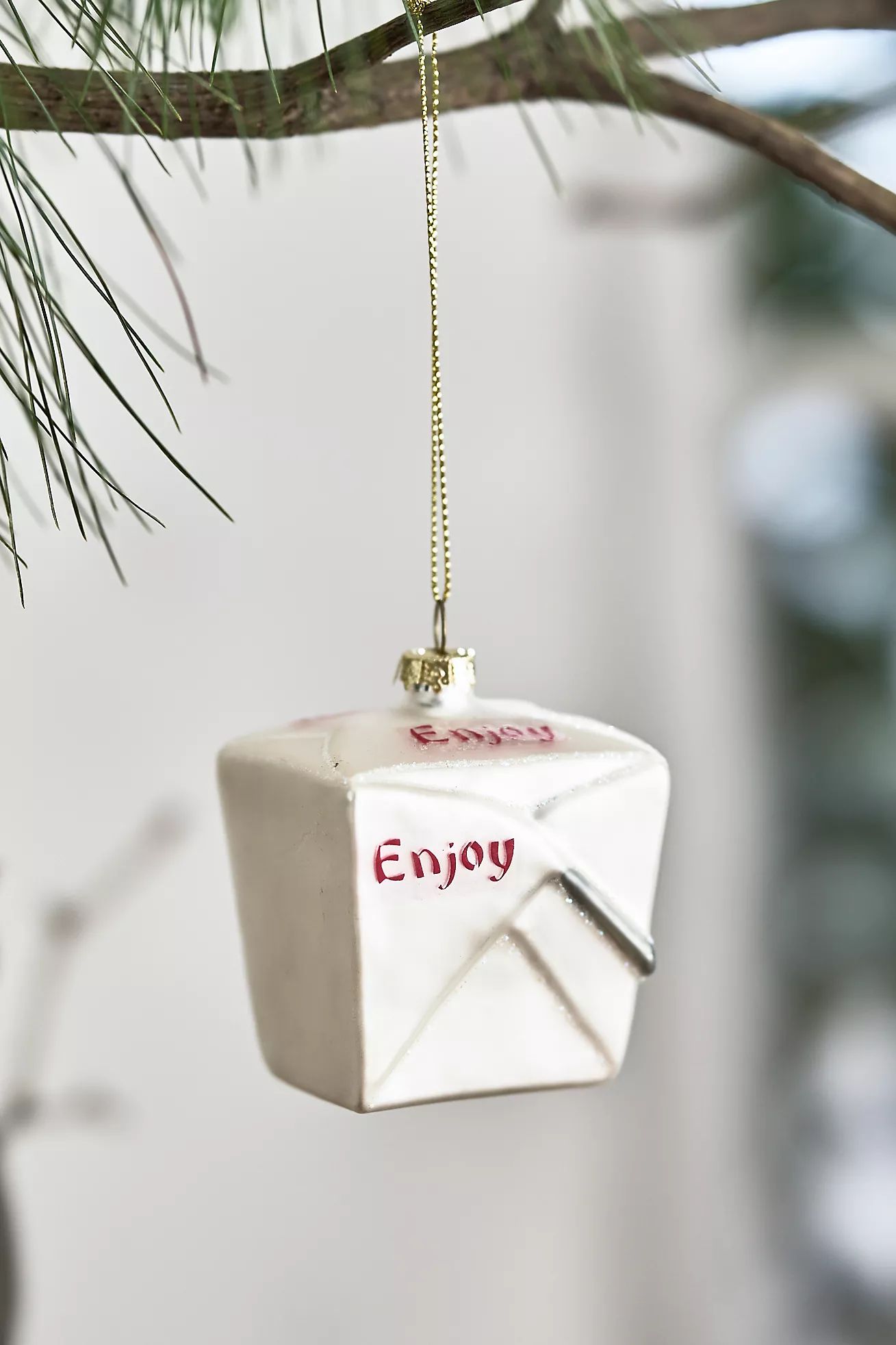 Take Out Glass Ornament | Anthropologie (US)