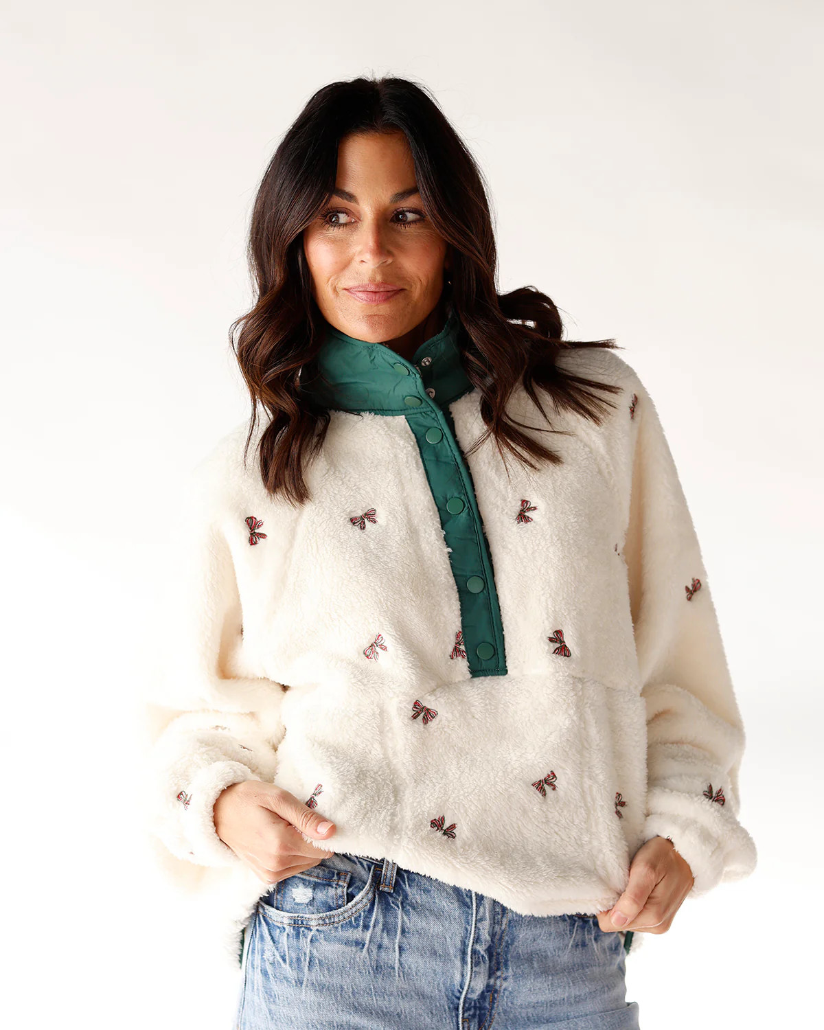 THE HIP EAGLE BOUTIQUE | BOWS OF HOLLY SHERPA | The Hip Eagle