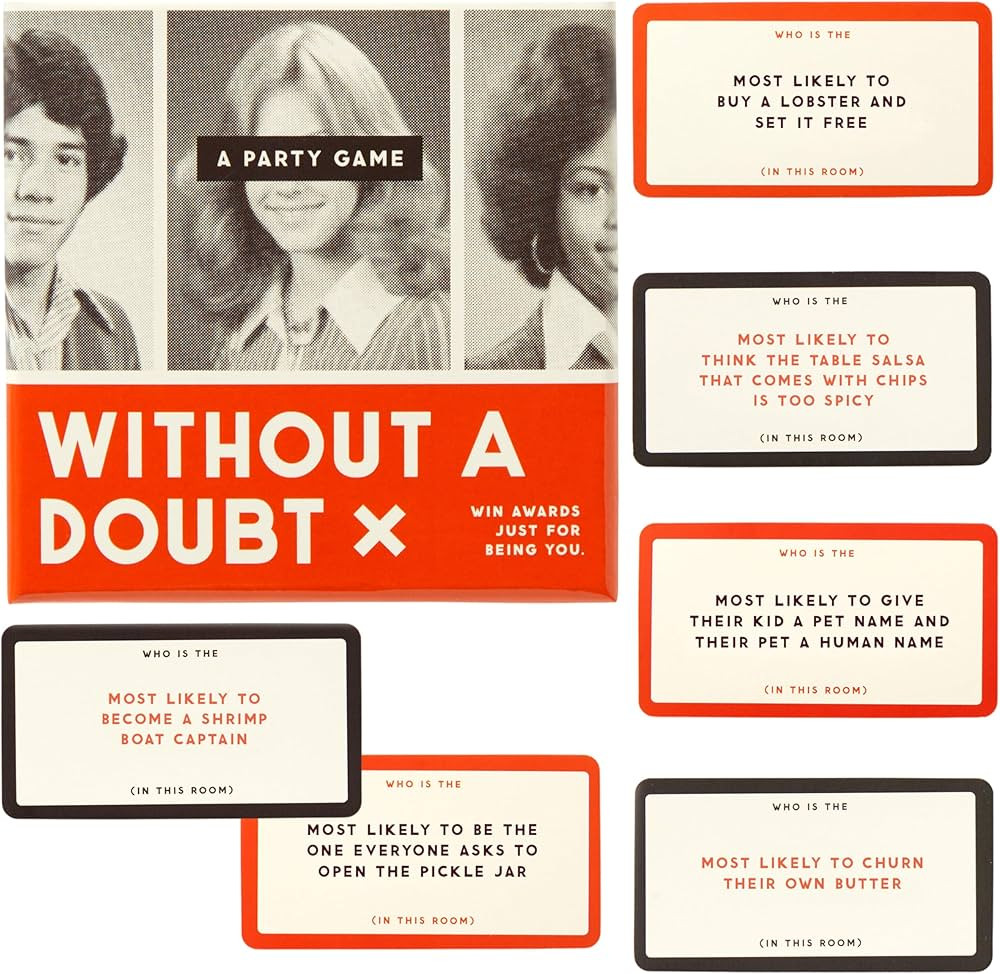 Brass Monkey Without A Doubt – Social Party Game with 200 Game Card Prompts to Nominate Players... | Amazon (US)