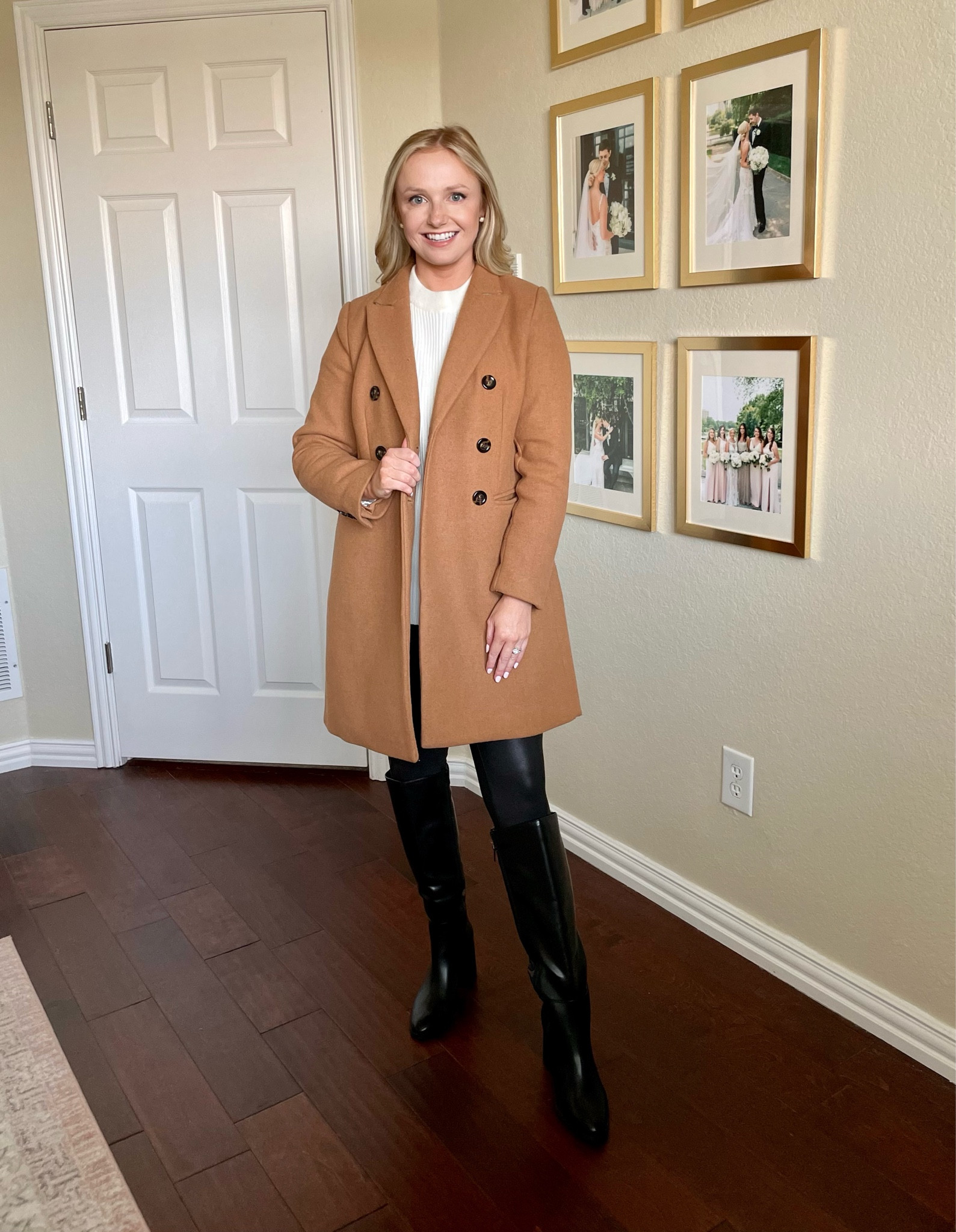 Wearing a 0P and linked similar! Wool coat, pea coat, winter coat, camel coat 

#LTKstyletip #LTKSeasonal #LTKHoliday