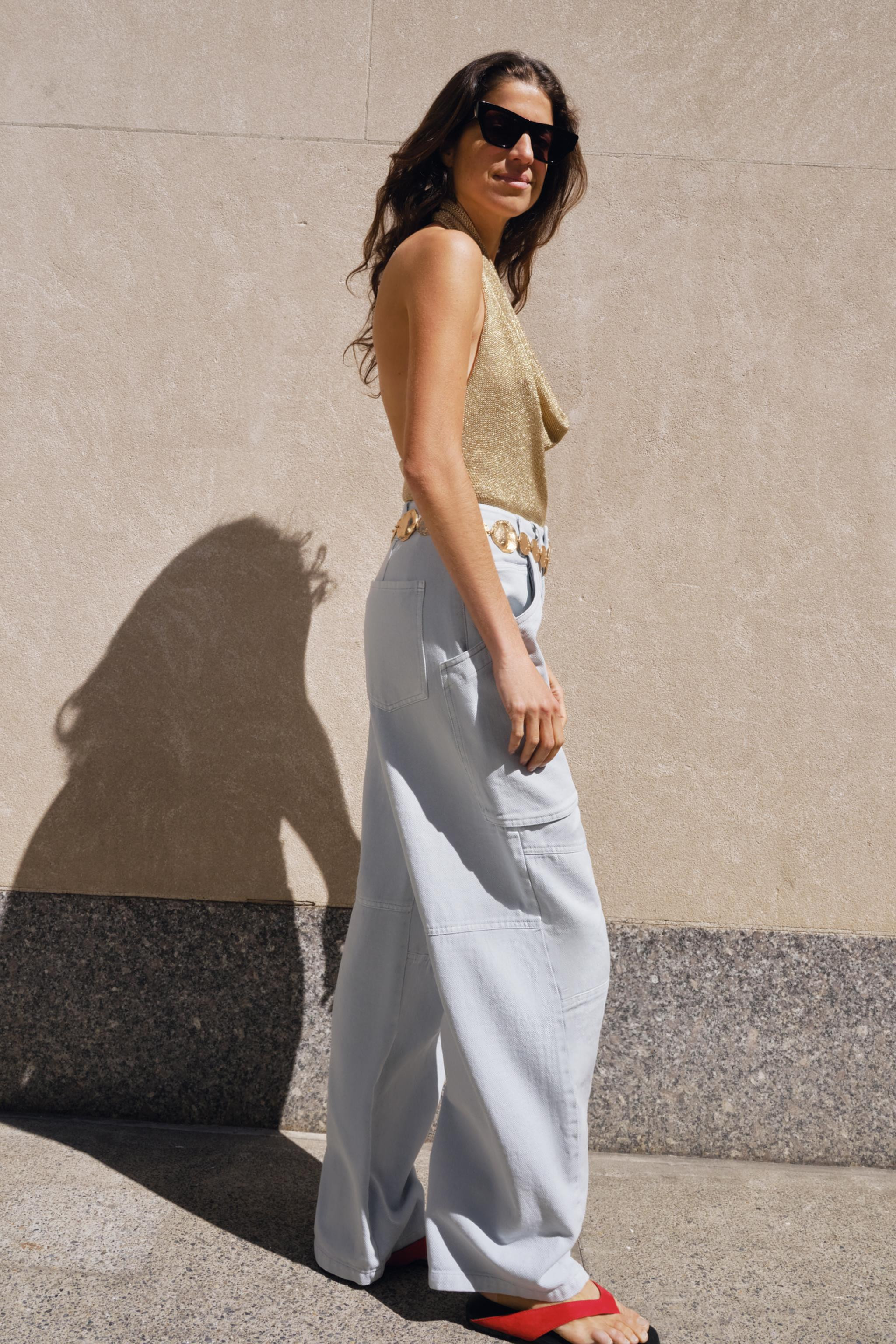 METALLIC MEDALLION BELT | Zara UK