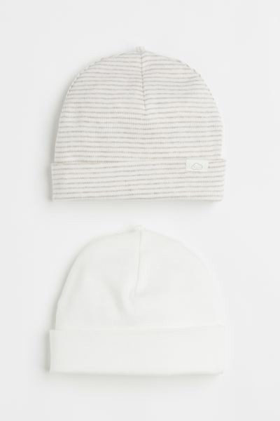 2-pack Cotton Hats | H&M (US + CA)
