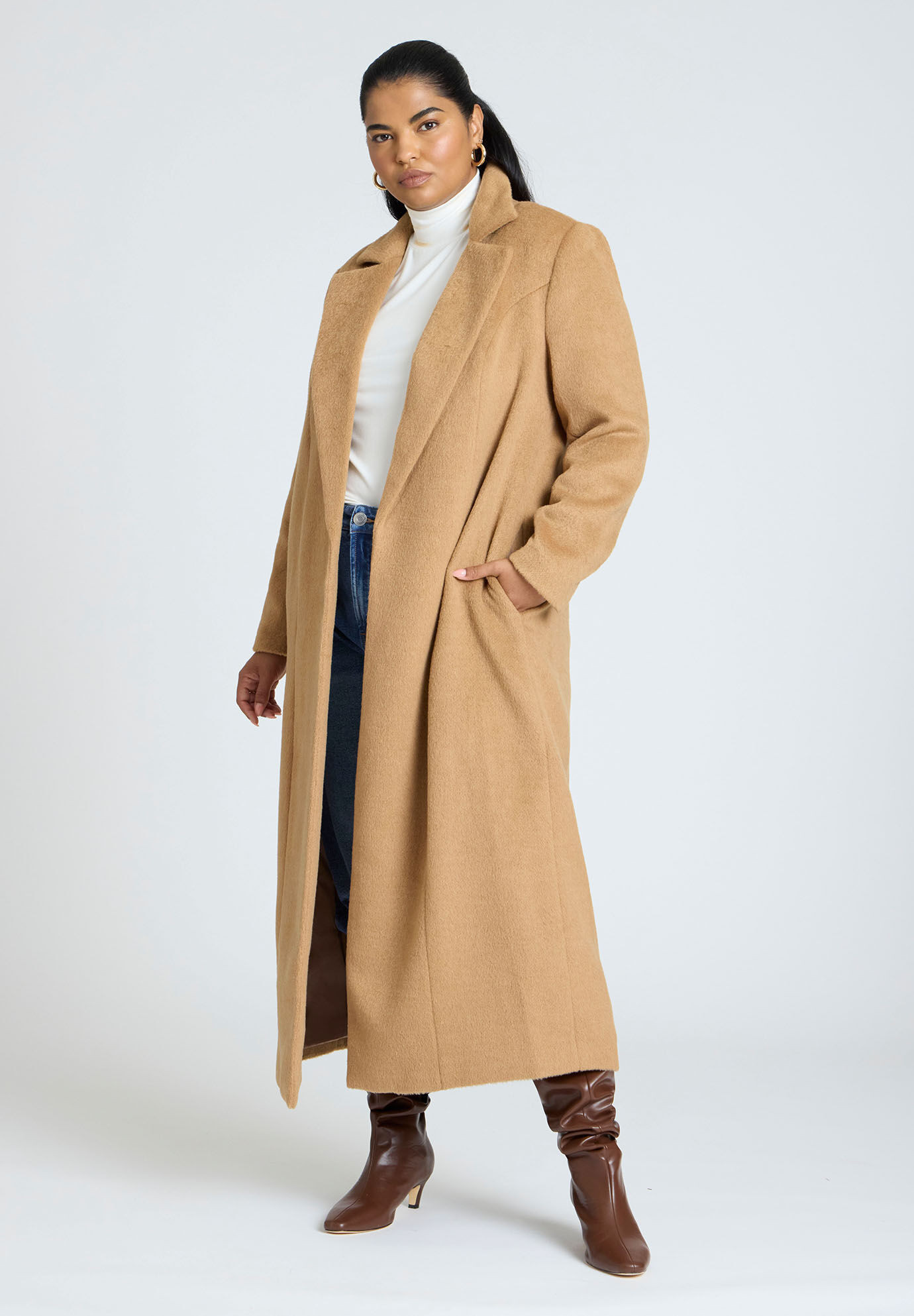 Flyaway Coat | Eloquii