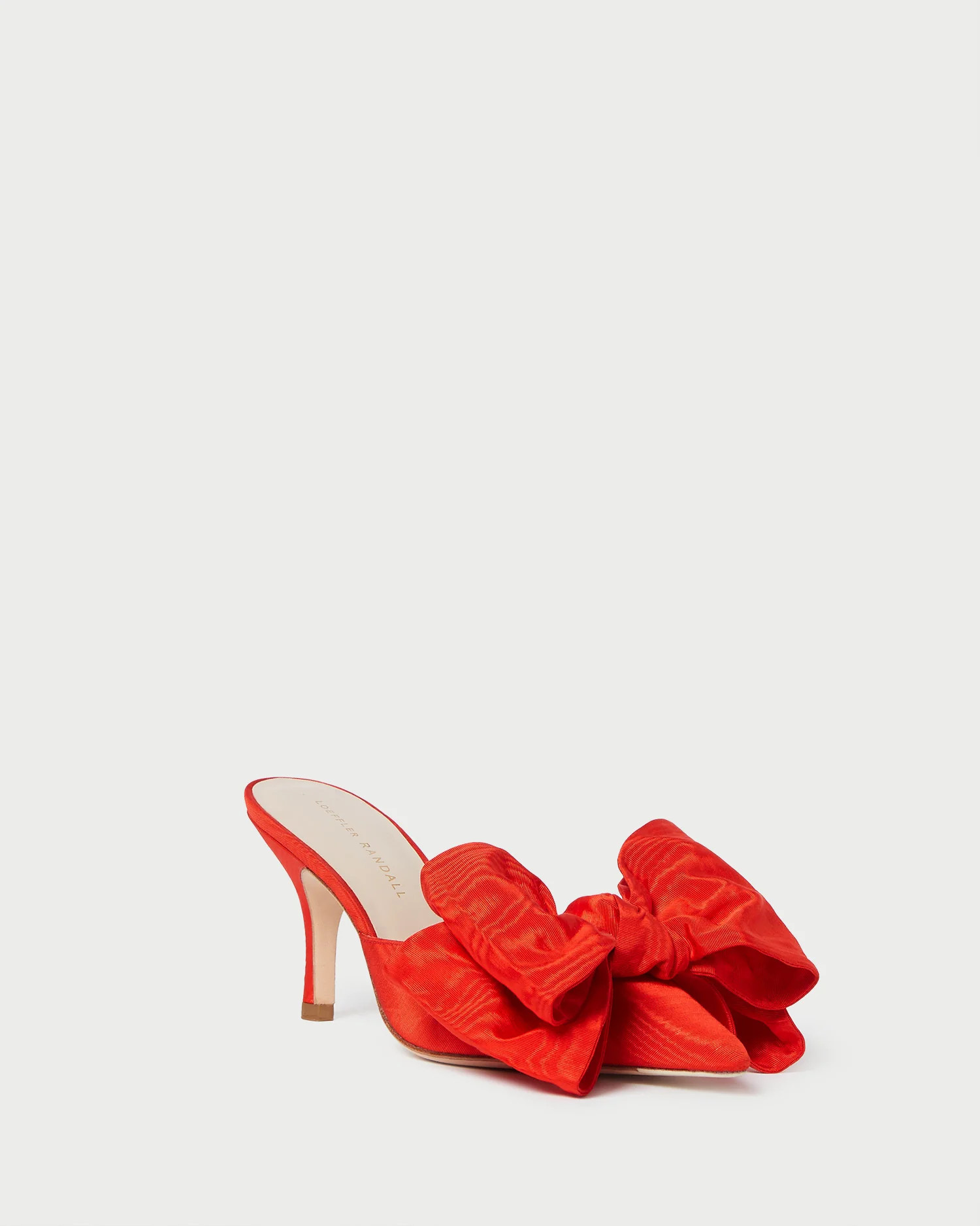 Margot Red Moiré Bow Mule | Loeffler Randall