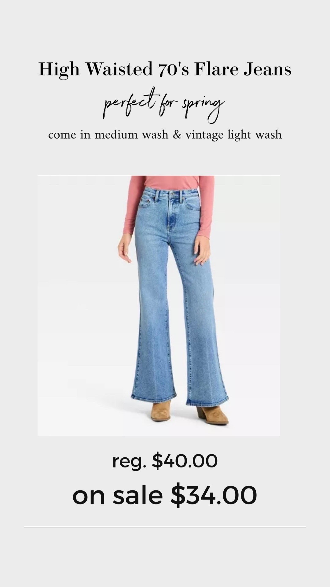 These high waisted jeans are on sale ! 

#LTKootd #LTKU #LTKSaleAlert