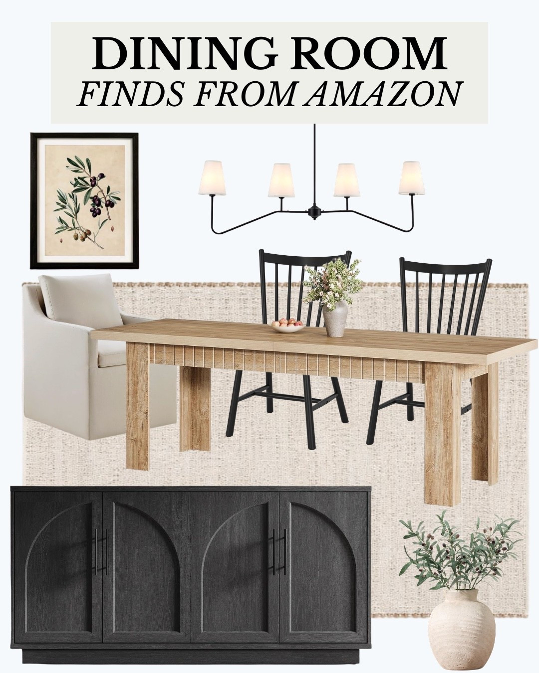 Give your dining room a quick refresh with these home decor pieces from Amazon!￼