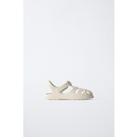 Zara - Barefoot Fisherman Sandals - Off White - 12 (7.2 Inches) - Kids | Zara US