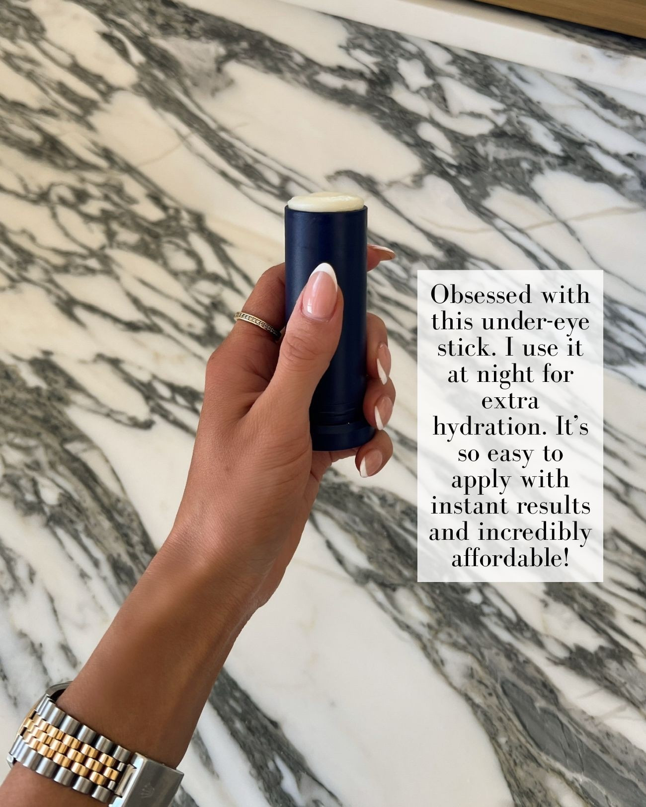 Things that save me time as a busy mom in her late 30s
Under eye stick / under eye balm 

#LTKFindsUnder50 #LTKBeauty #LTKOver40