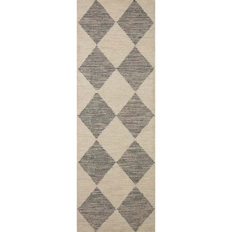 Francis Hand Hooked Wool Geometric Rug | Wayfair North America