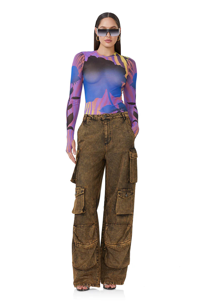 Kaylee Top - Zebra Rose | ShopAFRM