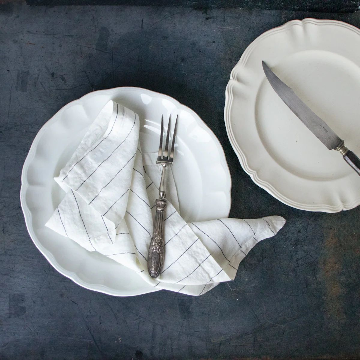 Ironstone Round Platter | elsie green | the french kitchen | Elsie Green US