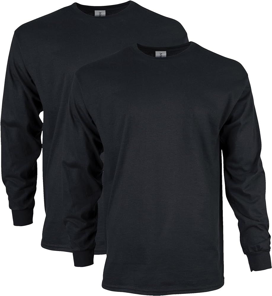 Gildan Unisex-Adult Ultra Cotton Long Sleeve T-Shirt, Style G2400, Multipack | Amazon (US)