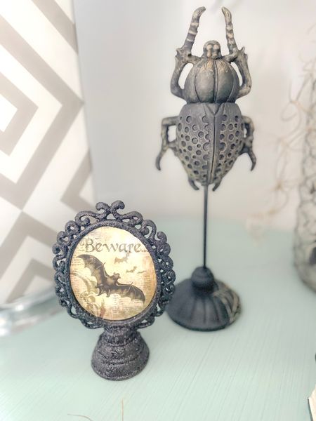 🪲I don’t know why but I love this large beetle! Such a fun addition to my Halloween decor. Gives great height and a mummy vibe!!

#halloween #halloweendecor #halloweenhomedecor #modernfarmhousehalloween #modernfarmhouse

#LTKHalloween #LTKhome #LTKSeasonal