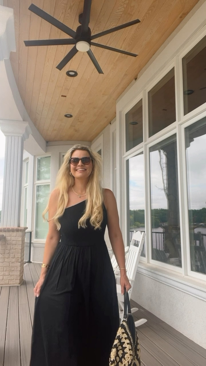 When @karlareed shared this dress, I knew it was a perfect summer dress! Love the asymmetrical neckline, the length, just so pretty and perfect for casual or dressy events. Only $35.70 right now and also comes in red.

Love these layered necklaces - one from able and one I got from target but can’t find online…and I cut a necklace from it that I didn’t like 😂

#LTKStyleTip #LTKFindsUnder50 #LTKSeasonal