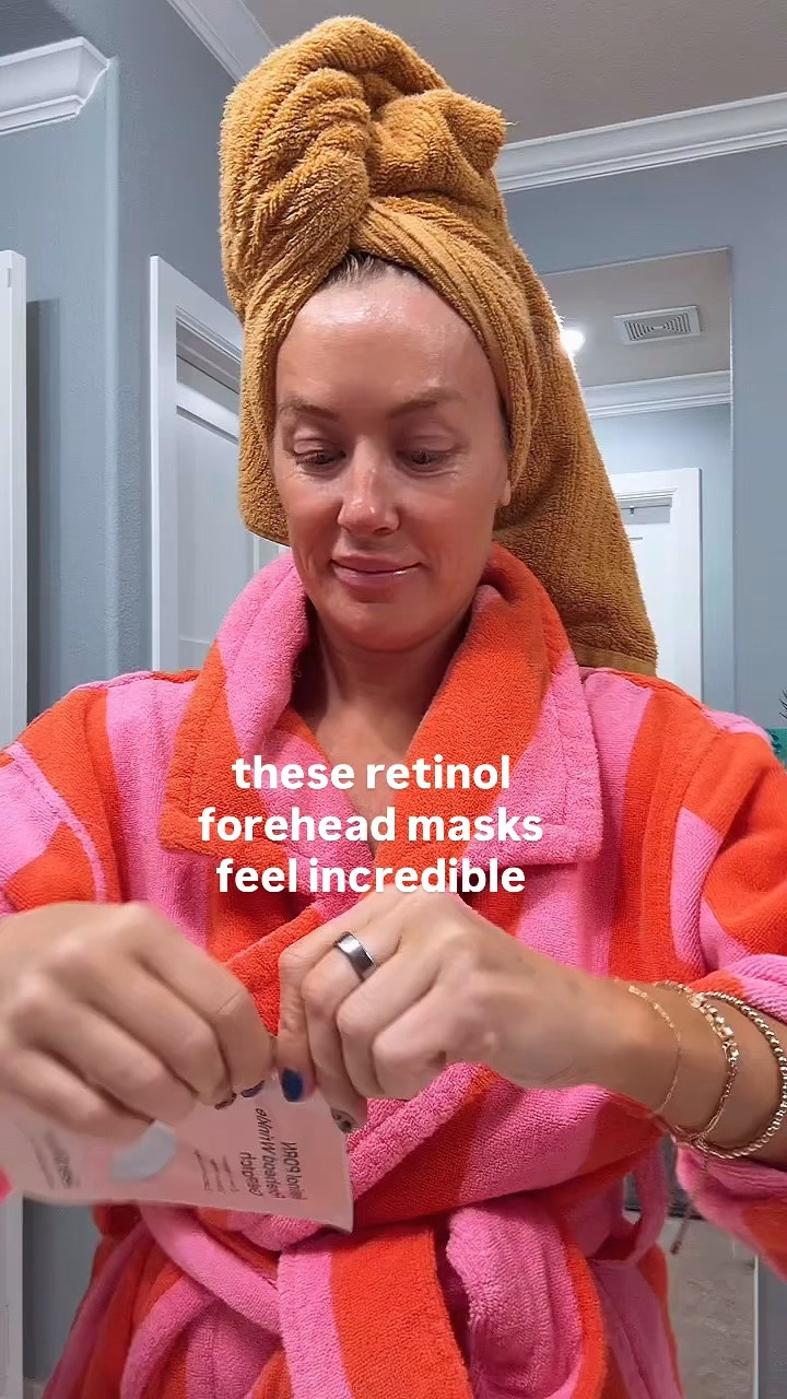these retinol forehead masks feel incredible