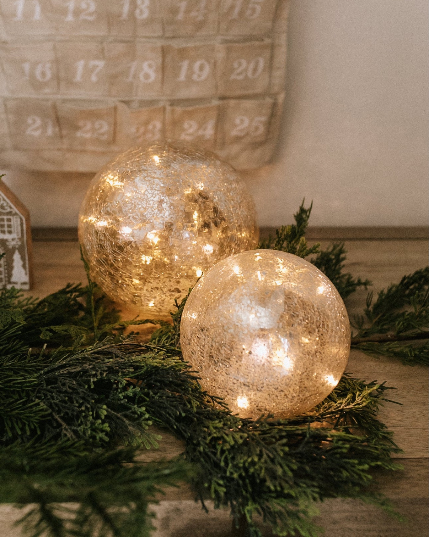These Neri Light Up Orbs will add a cozy and warm glow to illuminate your holiday decor. They are available in two sizes and feature crackled glass with twinkling lights for an elegant appearance. The Halloween version of these orbs sold out fast so get these gorgeous holiday orbs while you can. They are versatile enough to use for fall, Thanksgiving, Christmas, New Years and many other occasions throughout the year.

#LTKHoliday #LTKSeasonal #LTKhome