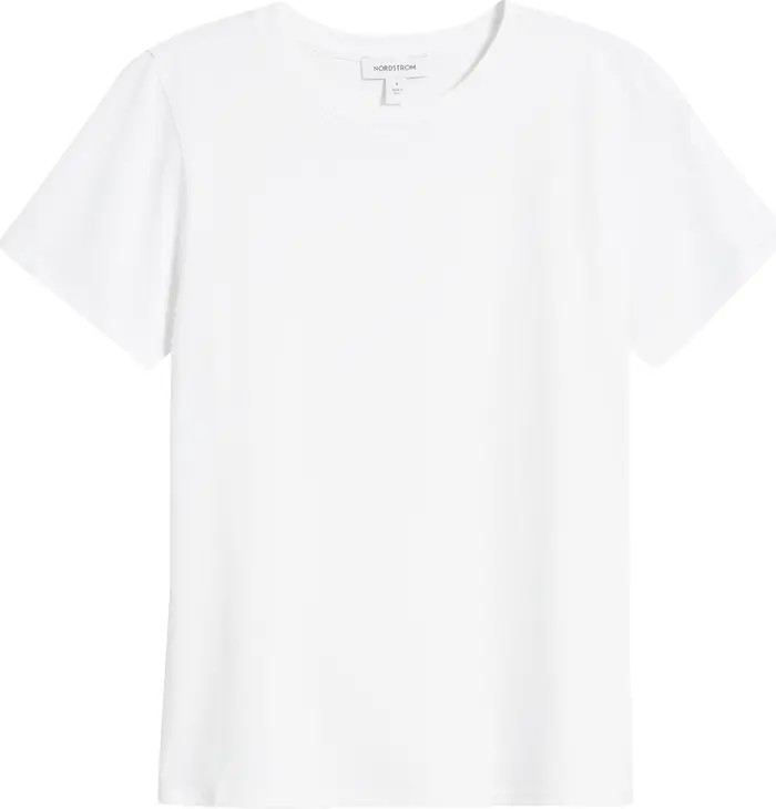 Pima Cotton Blend Crewneck T-Shirt | Nordstrom