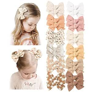 Niceye 24 PACK Baby Girls Hair Bows Clips Hair Barrettes Accessory for Babies Infant Toddlers Kid... | Amazon (US)