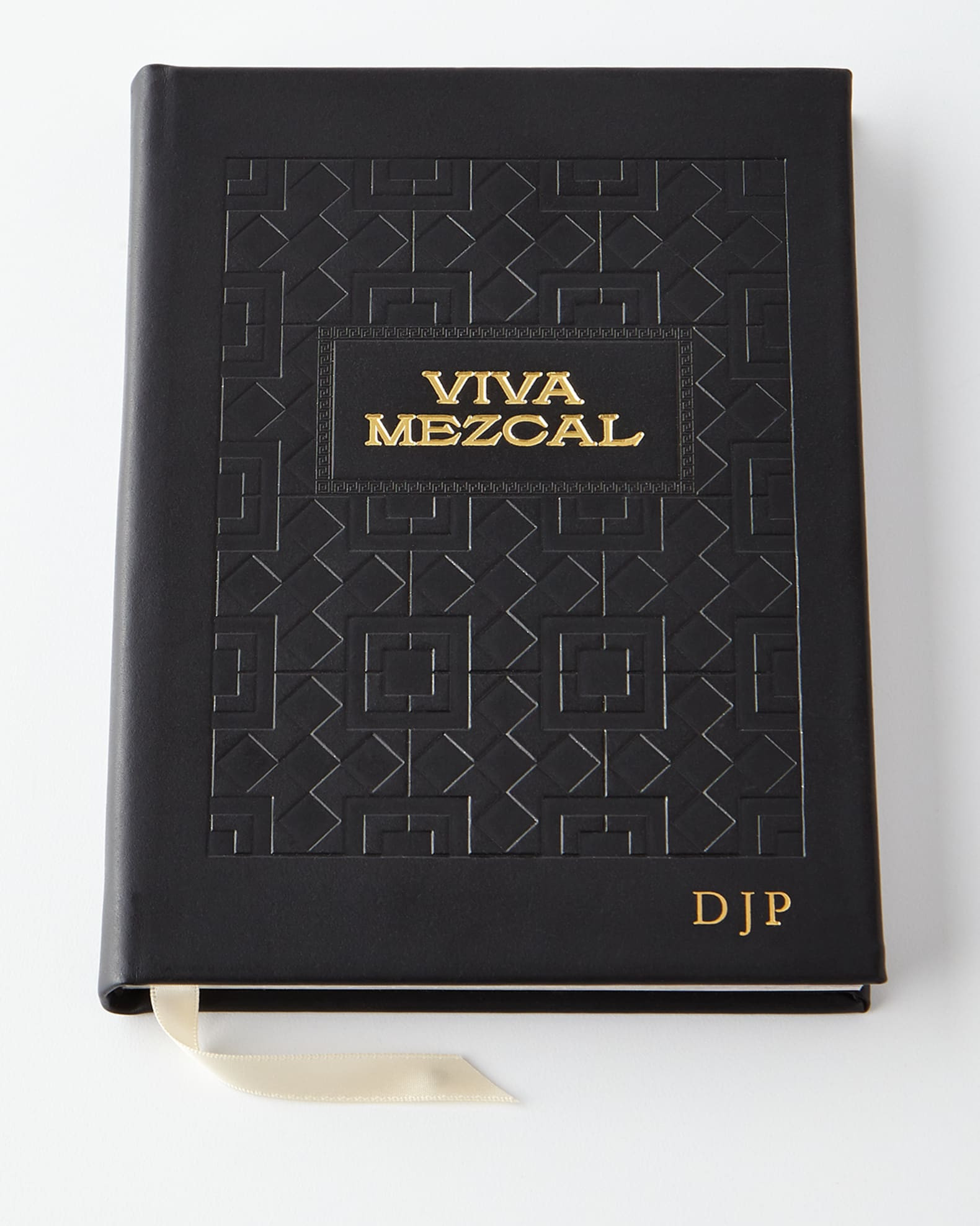 "Viva Mezcal" Cocktail Recipe  Leather Bound Book | Neiman Marcus