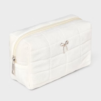 Quilted Bow Bag with Clips and Claw Hair Clip Set 4pc - Wild Fable™ | Target