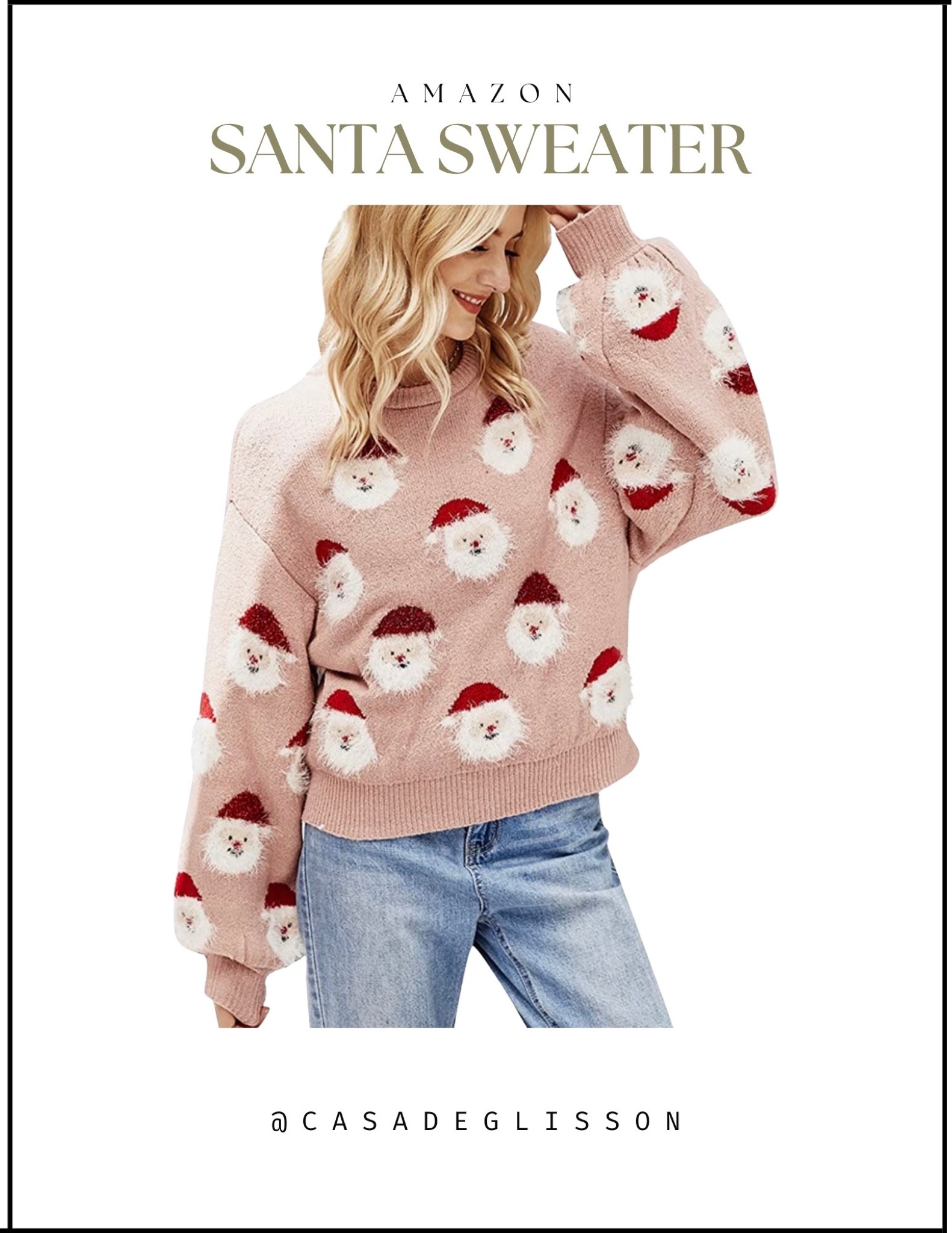 As the holidays approach sweater season is here & we’re obsessed with this Santa Sweater🎅🏽

#LTKSeasonal #LTKunder50 #LTKHoliday