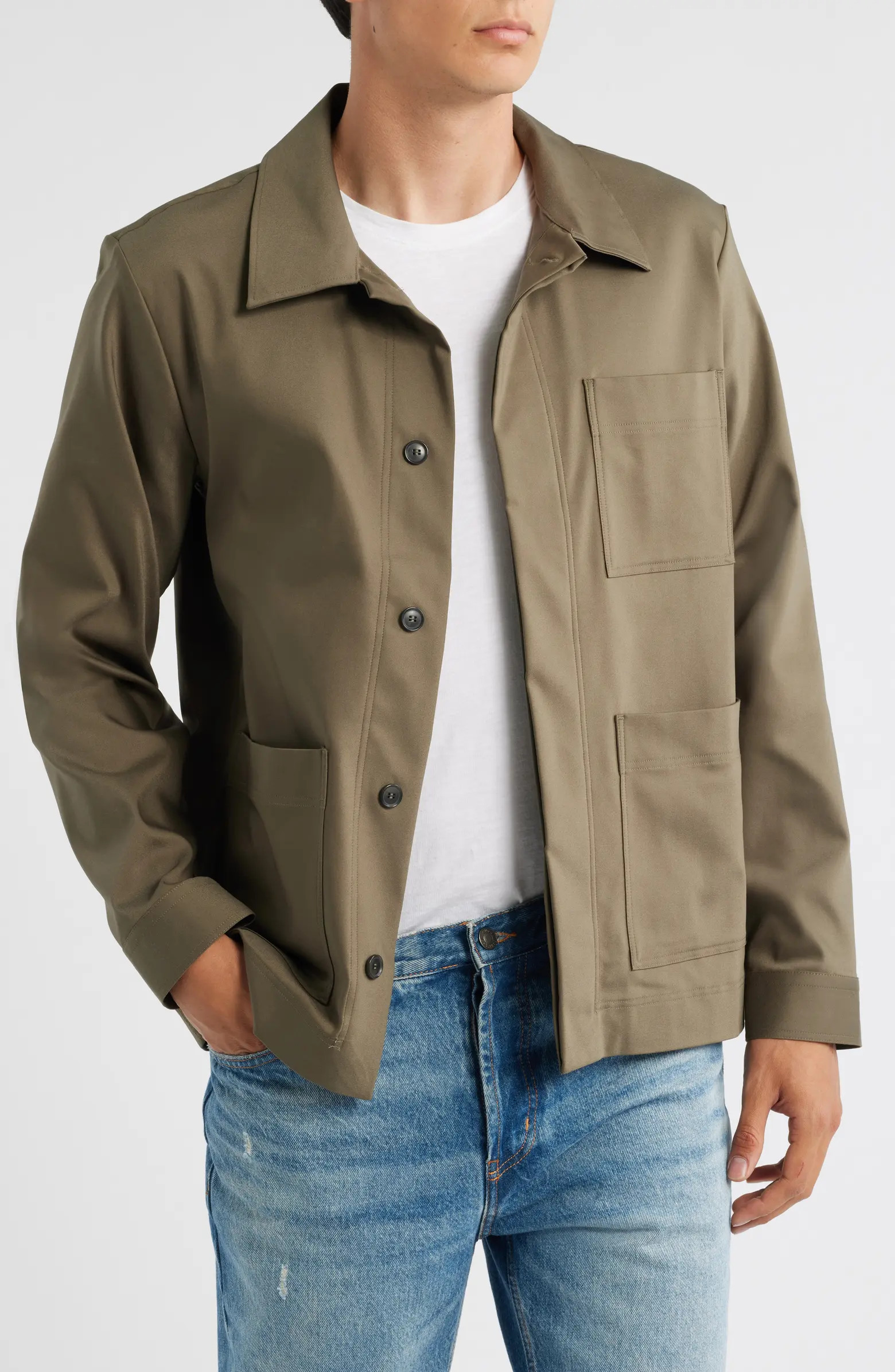 NN07 Gabe 1710 Twill Chore Jacket | Nordstrom | Nordstrom