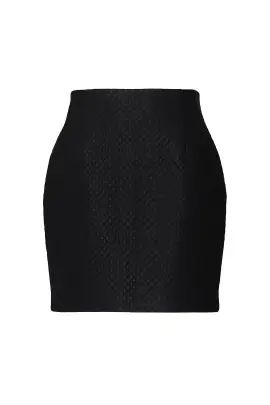 Quilted Faux Leather Skirt | Rent The Runway