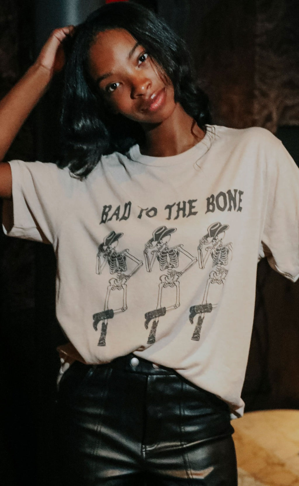 charlie southern: bad to the bone t shirt | RIFFRAFF