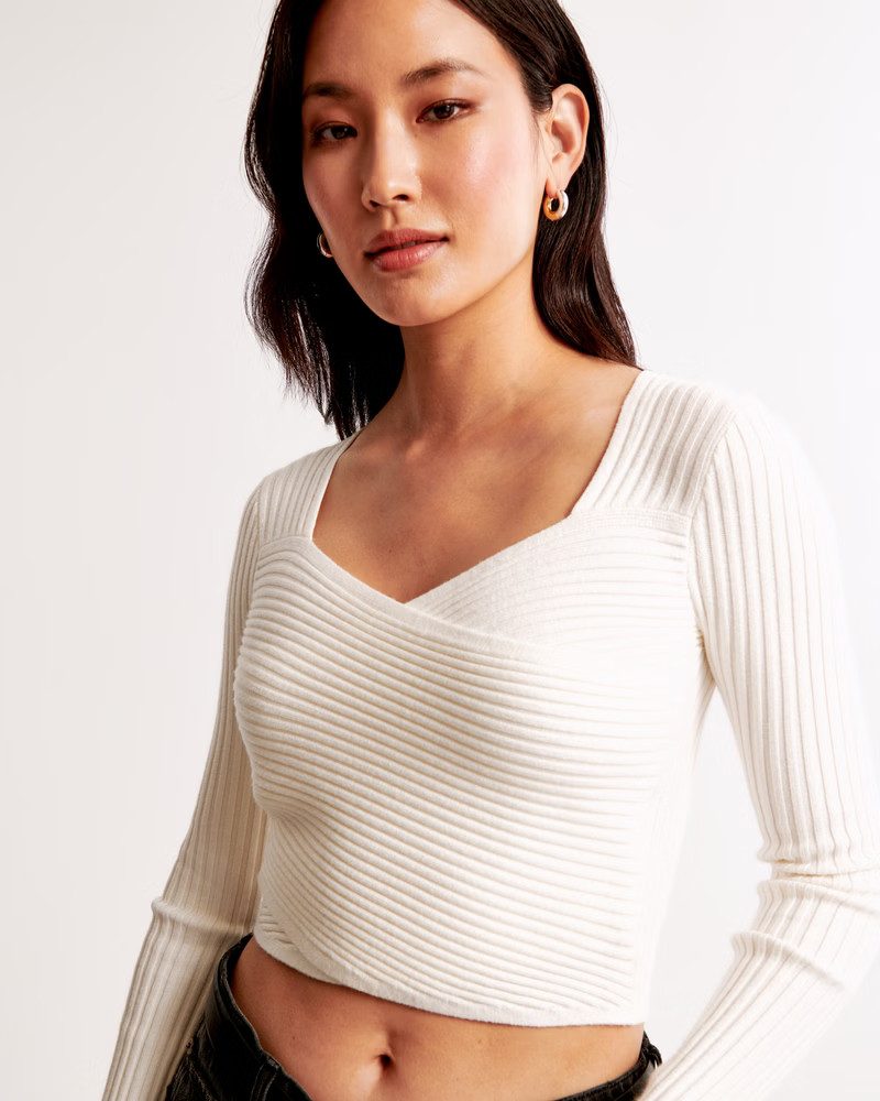 Women's LuxeLoft Slim Wrap Sweater | Women's Tops | Abercrombie.com | Abercrombie & Fitch (US)