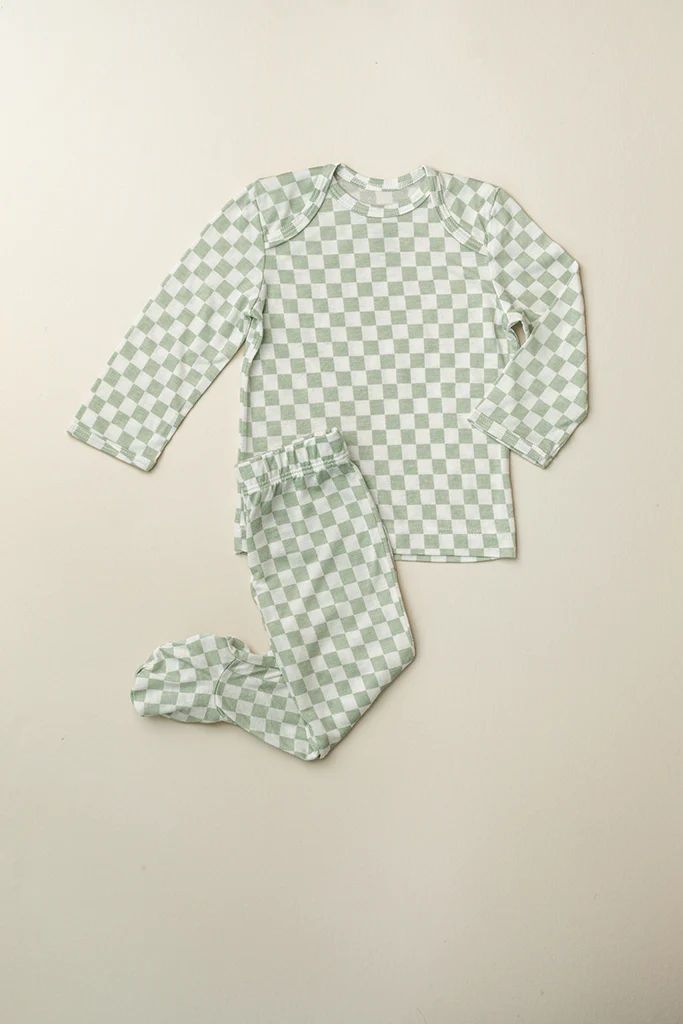 Fern Chequer Sleeper | Solly Baby