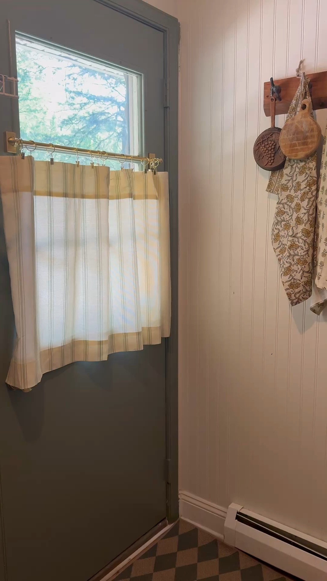 The easiest way to make a window feel warm, layered, and intentionally styled ✨ These striped café curtains give that vintage cottage feel without blocking all the light. Linked the full setup here 🤍

#LTKhome #LTKfinds #LTKstyletip #LTKSeasonal #cozycottage #cottagecoredecor