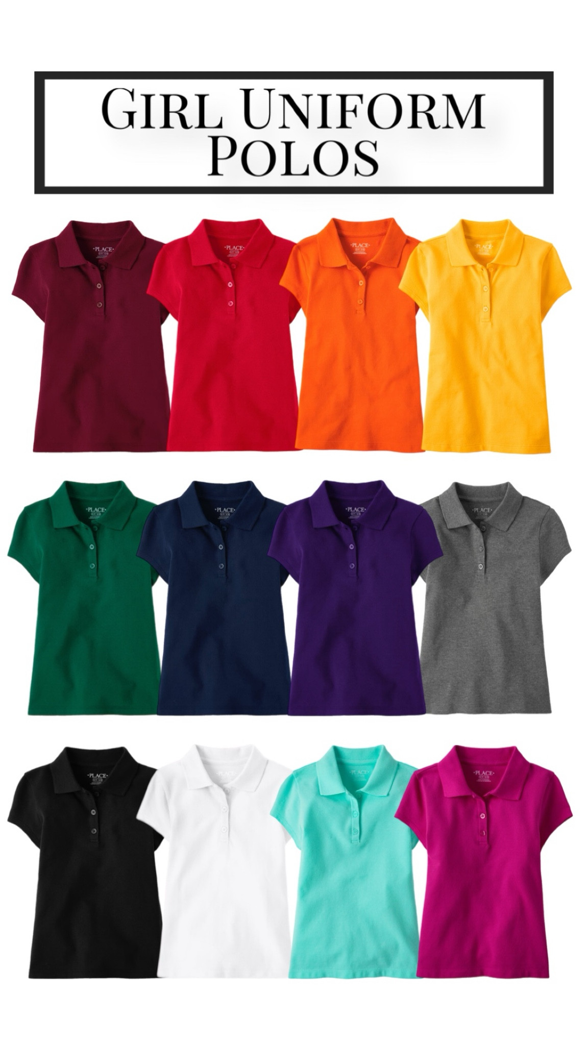 Uniform polos girls 

#LTKKids