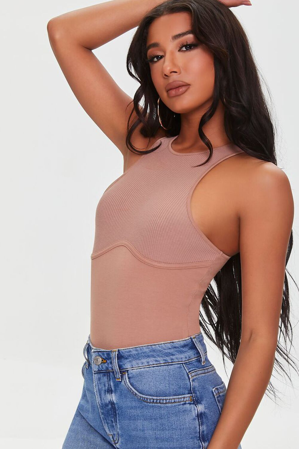 Ribbed Tank Bodysuit | Forever 21 | Forever 21 (US)