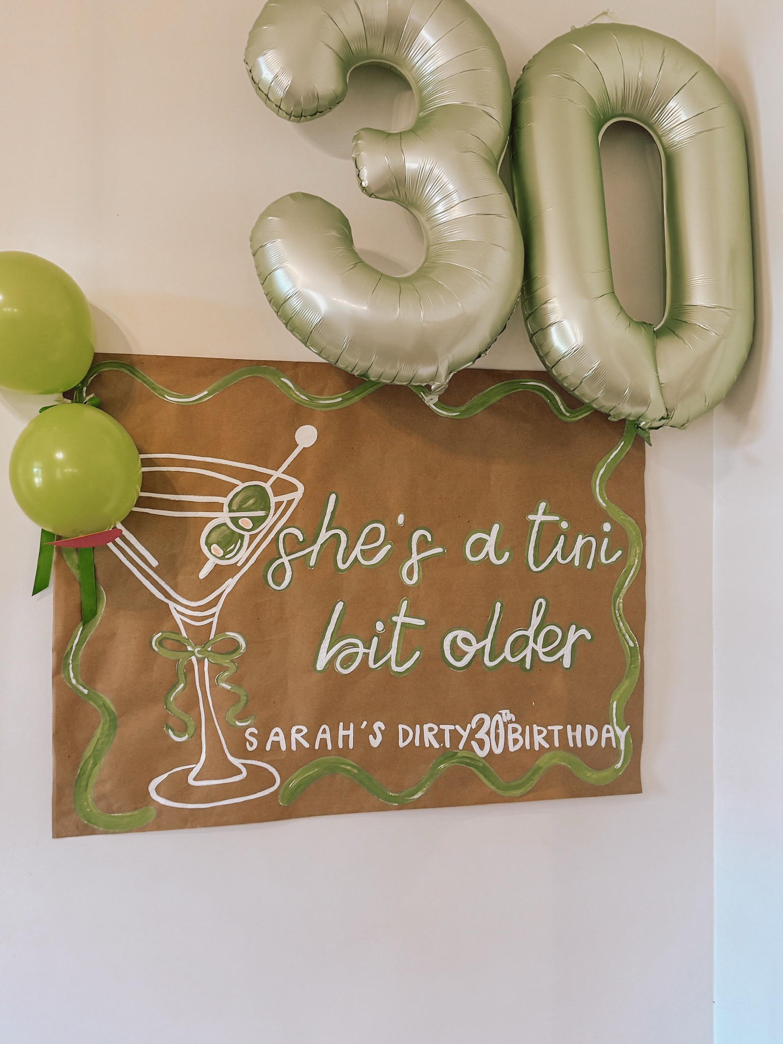 Dirty 30!!! 🍸🫒

Dirty 30, a tini bit older, surprise party? 30th birthday, party, decor, party decor, happy birthday 

#LTKParties #LTKGiftGuide #LTKHome