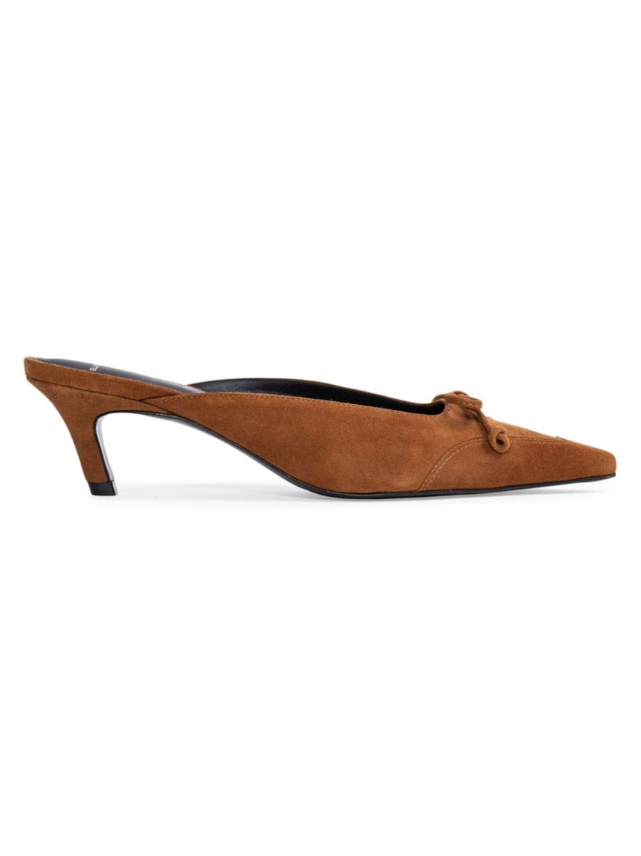Lolita 50MM Suede Mules | Saks Fifth Avenue