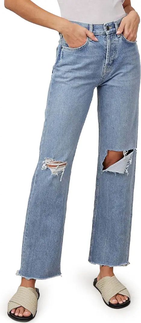 The Topanga High Waist Straight Leg Jeans | Nordstrom
