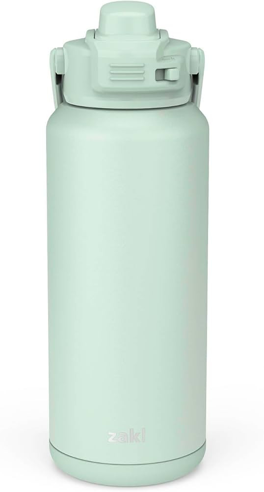 Zak Designs Beacon Water Bottle for Travel or At Home, 32oz Stainless Steel is Leak-Proof and Vac... | Amazon (US)