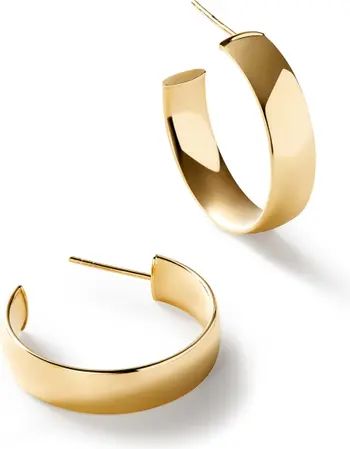 Gold Huggie Hoop Earrings - Gold Bold Hoops Medium | Nordstrom