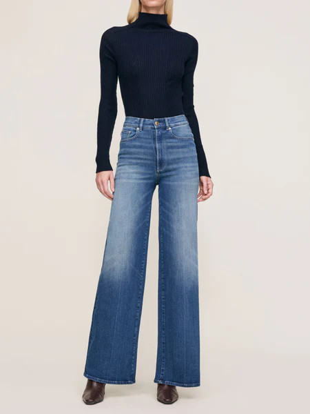 Hepburn Wide Leg High Rise 32" Jeans | Oceanside | DL 1961 Women