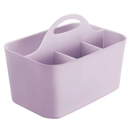 mDesign Small Plastic Shower/Bath Storage Organizer Caddy Tote with Handle for Dorm Shelf Cabinet -  | Walmart (US)