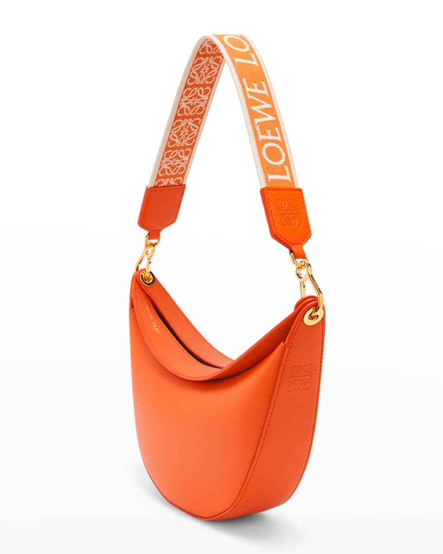 Loewe Luna Small Flap Leather Shoulder Bag | Neiman Marcus