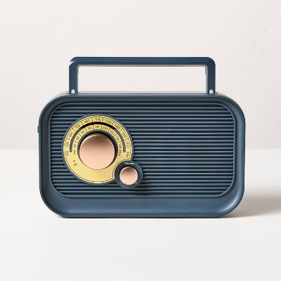 Portable Radio Navy/Brass - Hearth & Hand™ with Magnolia | Target