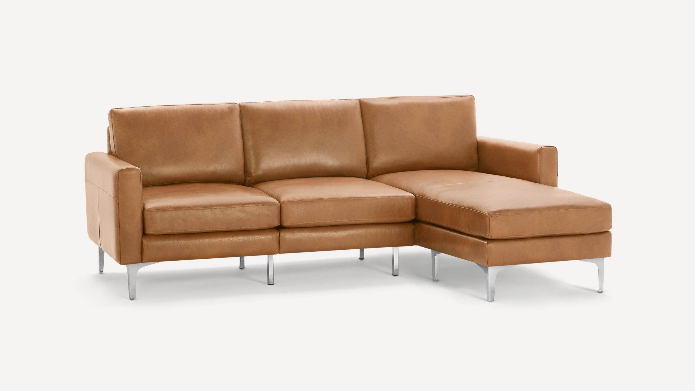 Block Nomad Leather Sectional | Burrow