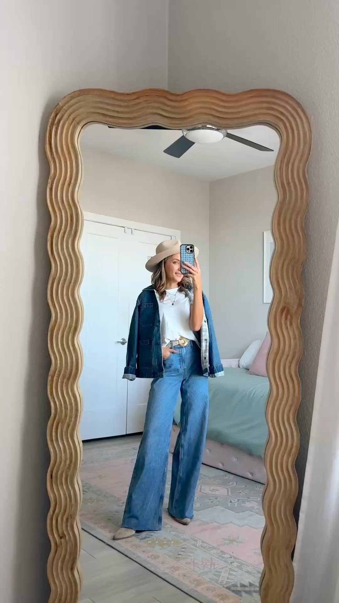 spring outfit ideas from Abercrombie 💕💐 use code AFMCKENZIE for an extra 15% off. wearing a 24 regular in these wide leg jeans 

#LTKFindsUnder100 #LTKootd