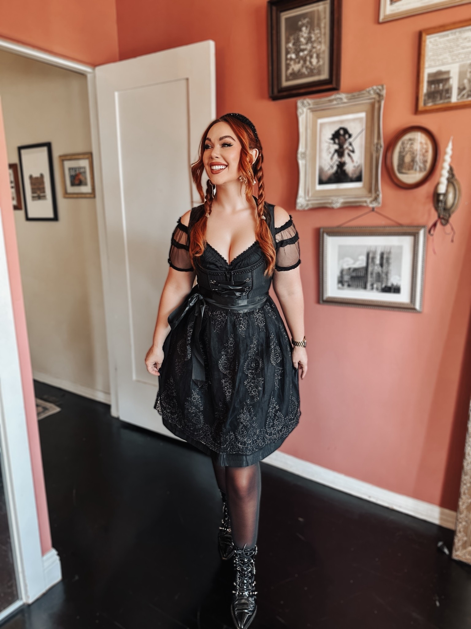 Goth Oktoberfest fit 🍻Prost! #oktoberfest #dirndl #goth #gothic 

#LTKFallSale #LTKSeasonal #LTKFindsUnder50