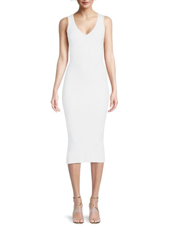 ​Ribbed Knit Midaxi Bodycon Dress | Saks Fifth Avenue OFF 5TH