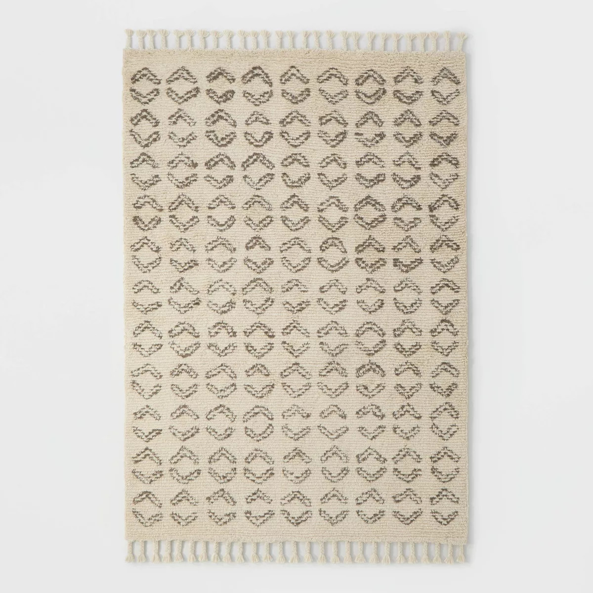 5'x7' Hawthorne Dash Shag Rug Chocolate - Threshold™ designed with Studio McGee | Target